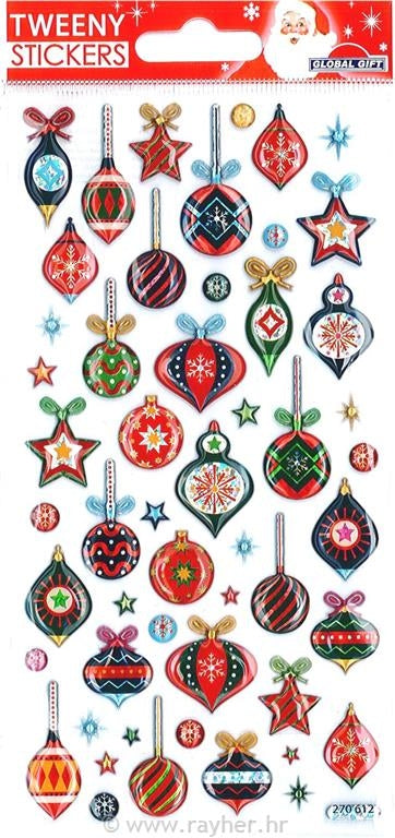 Nalepke Tweeny xmas 9x17,5cm
