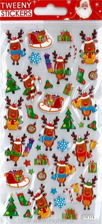 Nalepke Tweeny xmas 9x17,5cm