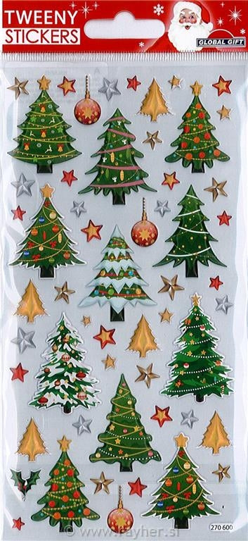 Nalepke Tweeny xmas 9x17,5cm