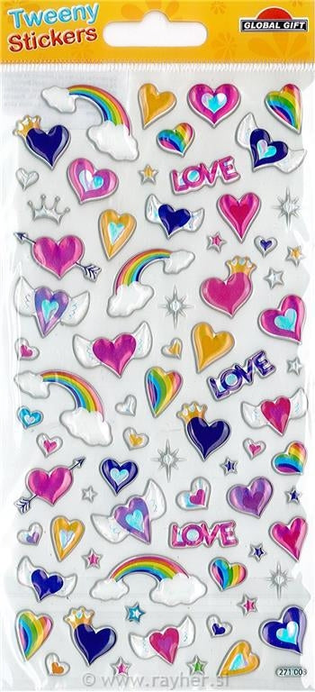 NALEPKE TWEENY 9X17.5CM