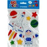 Nalepke Gel 15x17cm sort.motivi