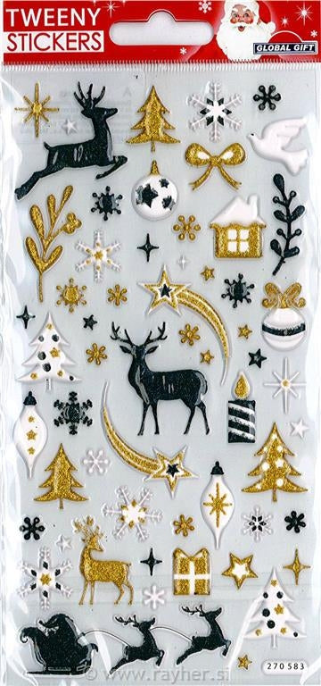 Nalepke Tweeny xmas 9x17,5cm