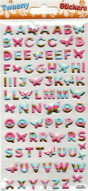 NALEPKE TWEENY 9X17.5CM