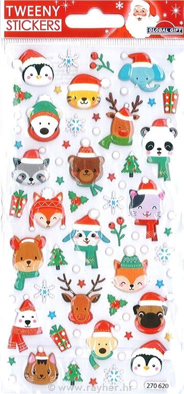 Nalepke Tweeny xmas 9x17,5cm