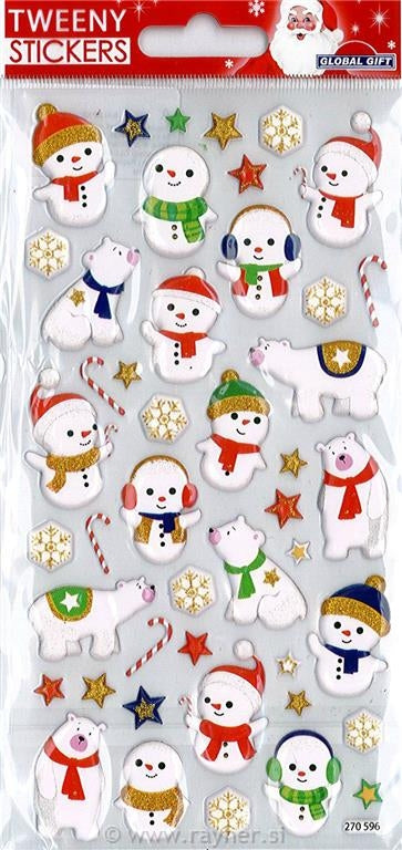 Nalepke Tweeny xmas 9x17,5cm