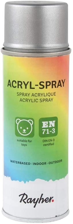 Sprej akrilni brilliant zlat ali srebrn 200ML