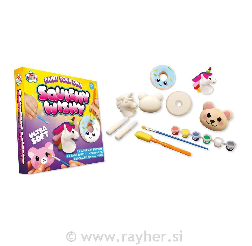 USTVARJALNI SET, POBARVAJMO SQUISHY