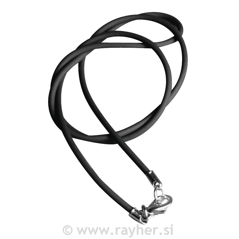 Osnova za ogrlico iz kavčuka 2mm50cm 2/1