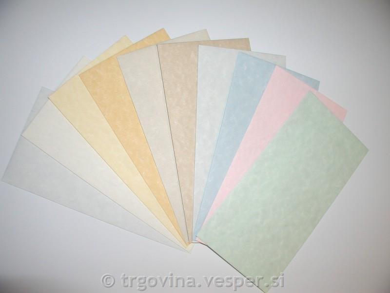 Kuverta marmorirana 11x22 amerikanka SORT.