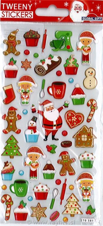 Nalepke Tweeny xmas 9x17,5cm
