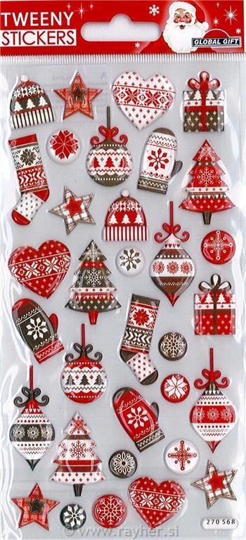 Nalepke Tweeny xmas 9x17,5cm