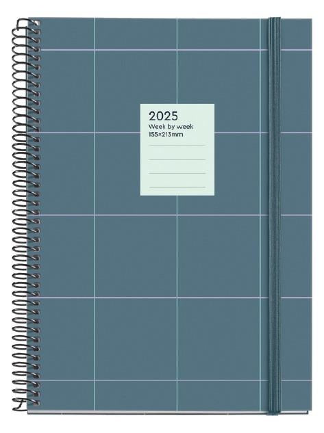 Rokovnik Graphic Črte plus dan/stran 2025