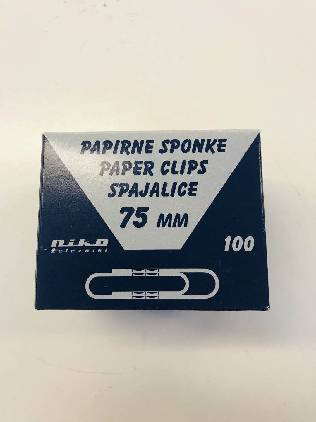 Sponke za papir 75mm kovinske Niko 100/1