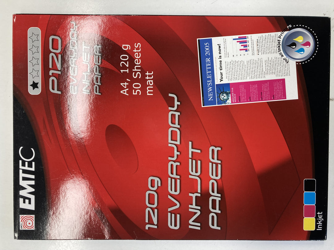 Fotopapir InkJet Emtec 120g 50/1