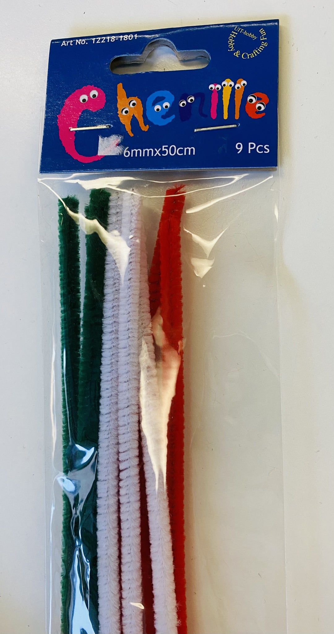 Kosmate žičke 50cmx6mm, božični set 9/1