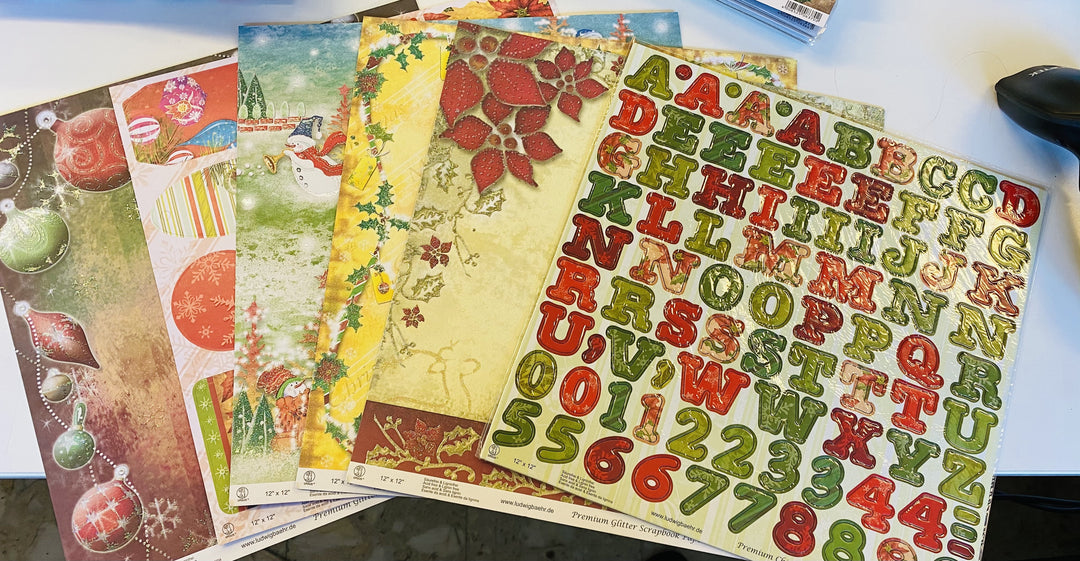 SCRAPBOOK BLOK BOŽIČ 30,5X30,5 190GR ANM