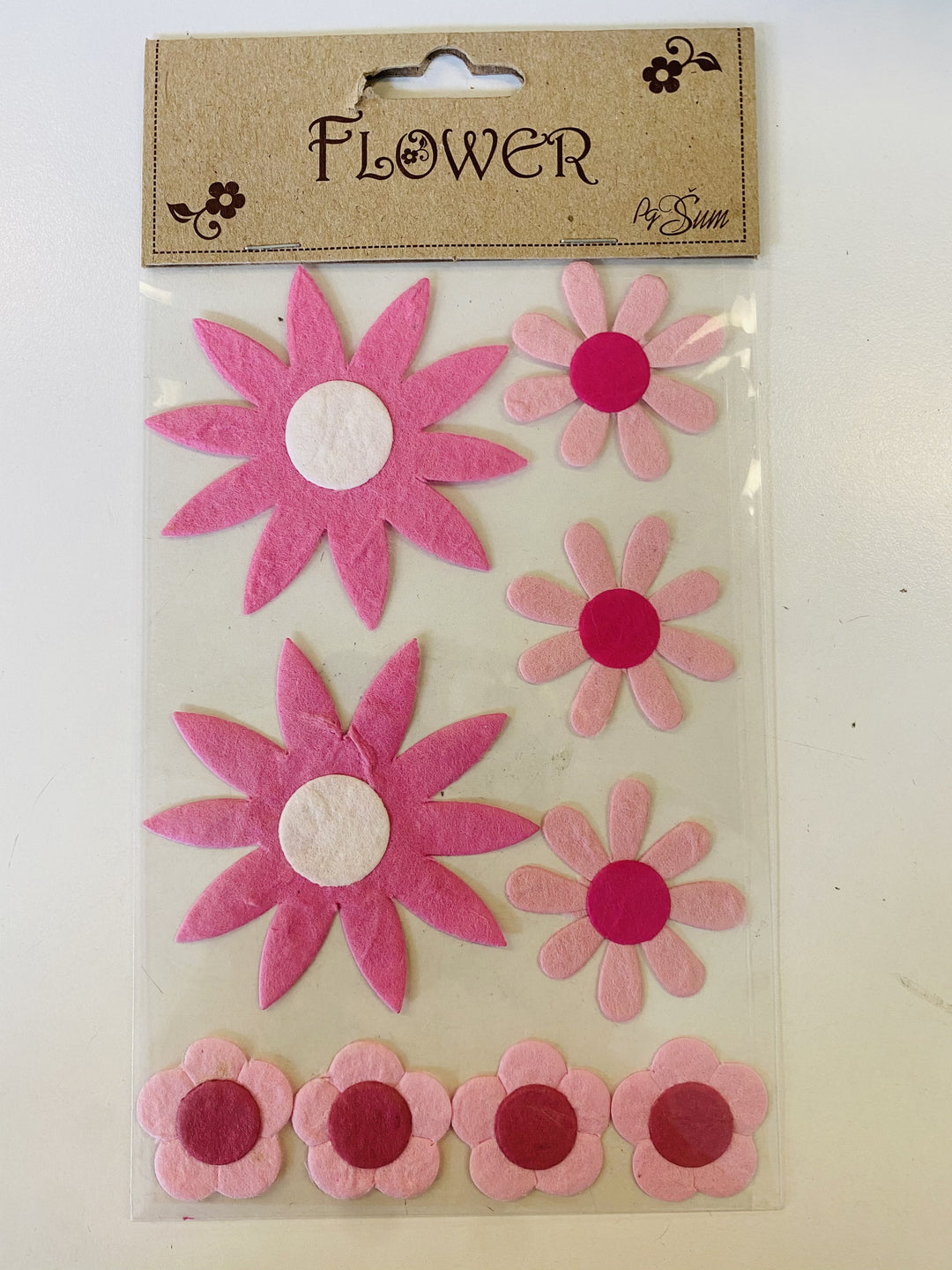 IZDELKI IZ PAPIRJA FLOWER 12KOS SORT. MOTIV