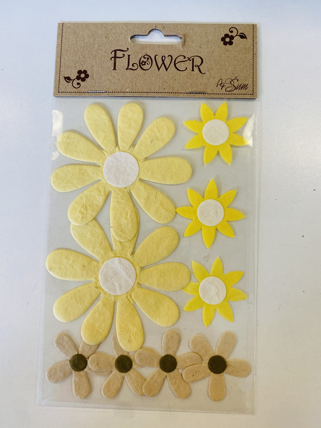 IZDELKI IZ PAPIRJA FLOWER 12KOS SORT. MOTIV