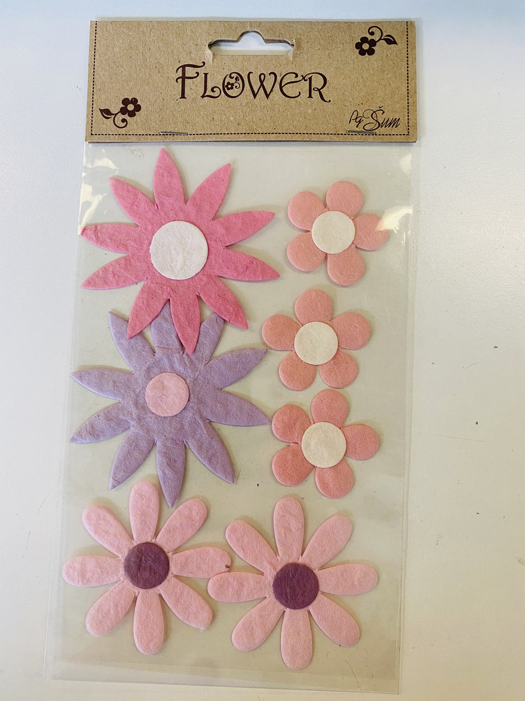 IZDELKI IZ PAPIRJA FLOWER 12KOS SORT. MOTIV