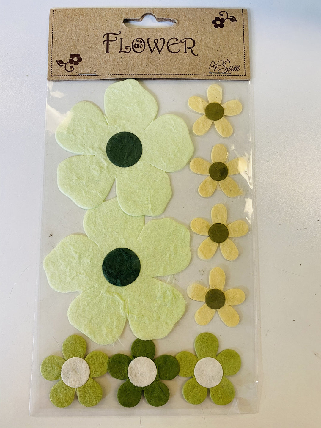 IZDELKI IZ PAPIRJA FLOWER 12KOS SORT. MOTIV