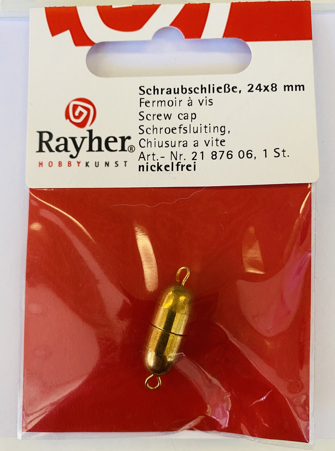 SPONKA NA NAVOJ ZLATA 24X8MM 1 KOM. BN