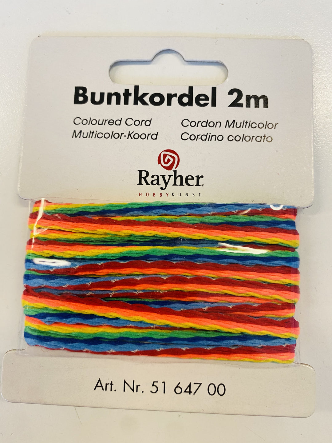 VRVICA BARVNA - RAINBOW 3MM/ 2M