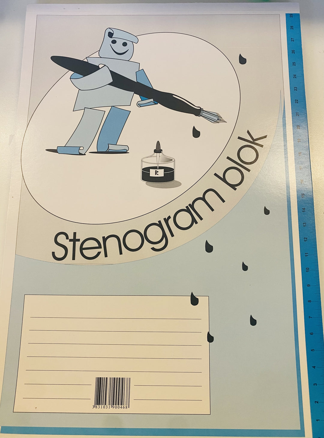 BLOK STENOGRAM A4 D črtni