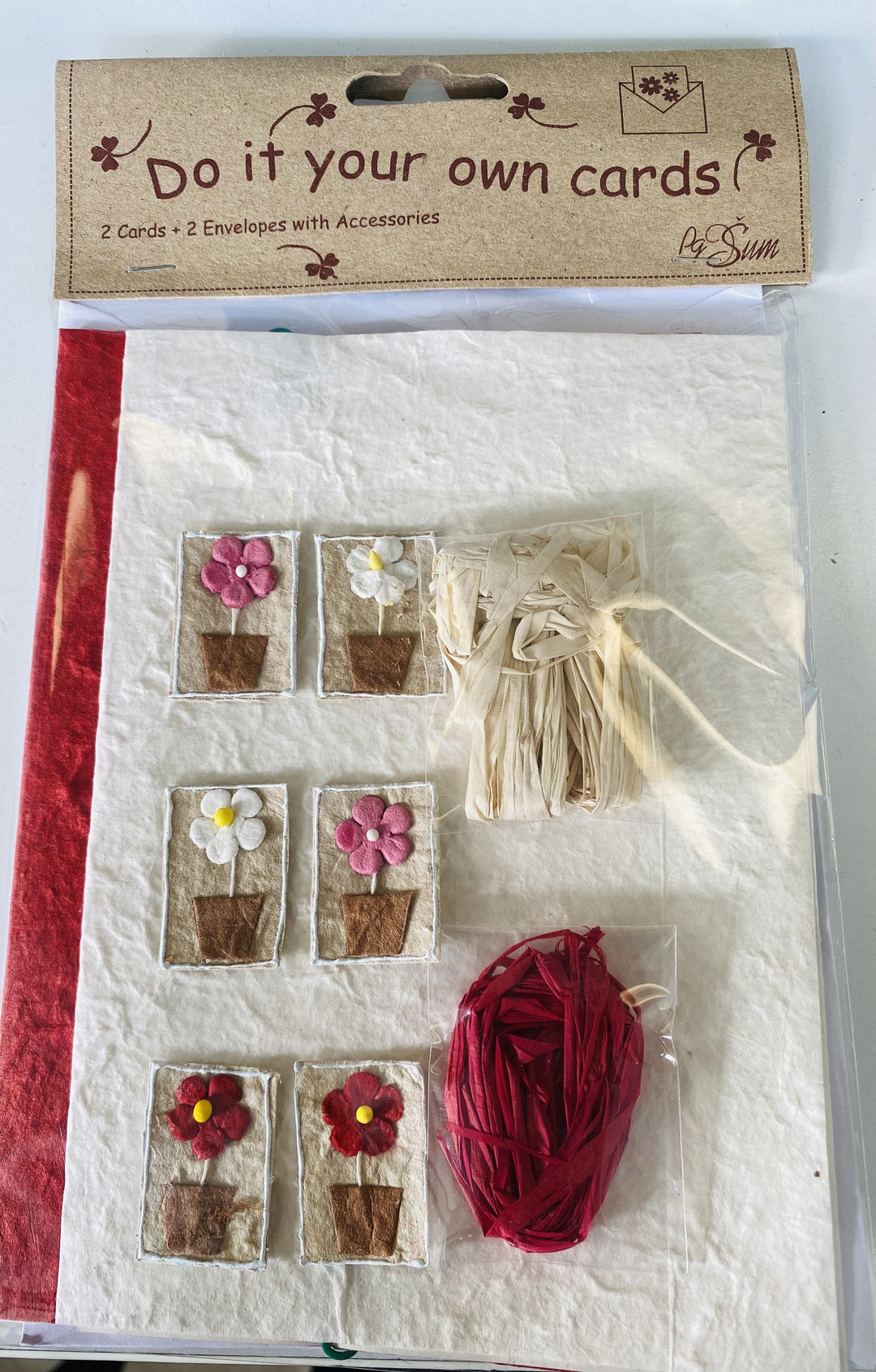 Voščilnici in kuverti diy card 2/2