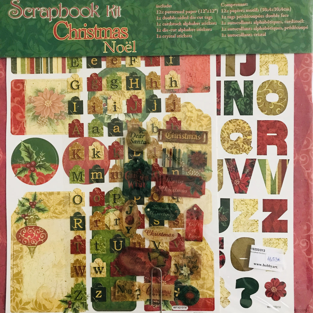 Scrapbook božični komplet Noel 12/1 30,4 x 30,4 cm