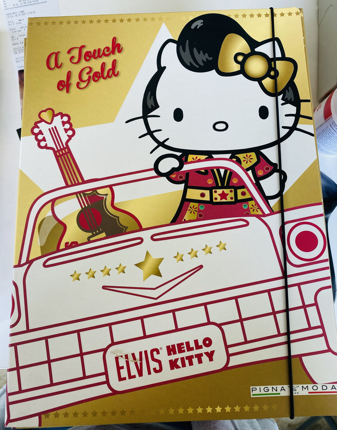 MAPA Z ELASTIKO PIGNA MODA HELLO KITTY