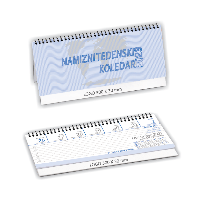 Koledar namizni pokončni 2023