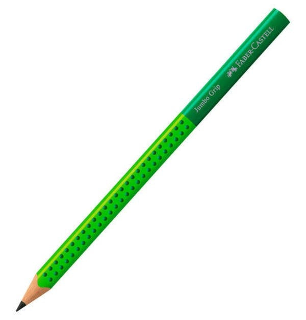 Svinčnik grafični  Faber Castell Grip Jumbo sv.zelen/zelen