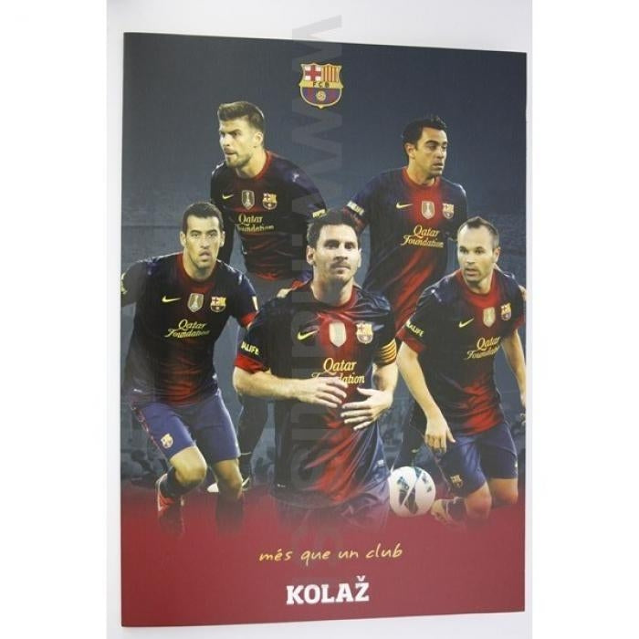 KOLAŽ PAPIR FCBARCELONA 24L 61957