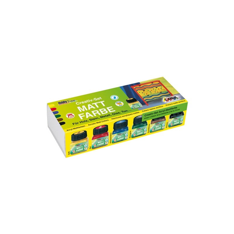 Akrilne barve Kreul set 6/1 Mat
