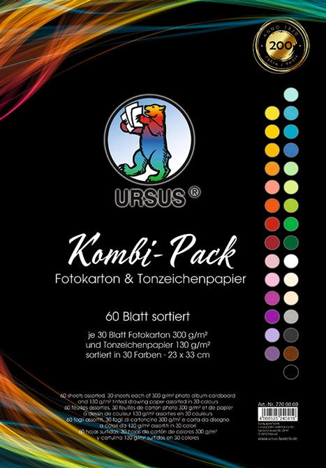 Komplet papirja in fotokartona 23x33cm 60/1