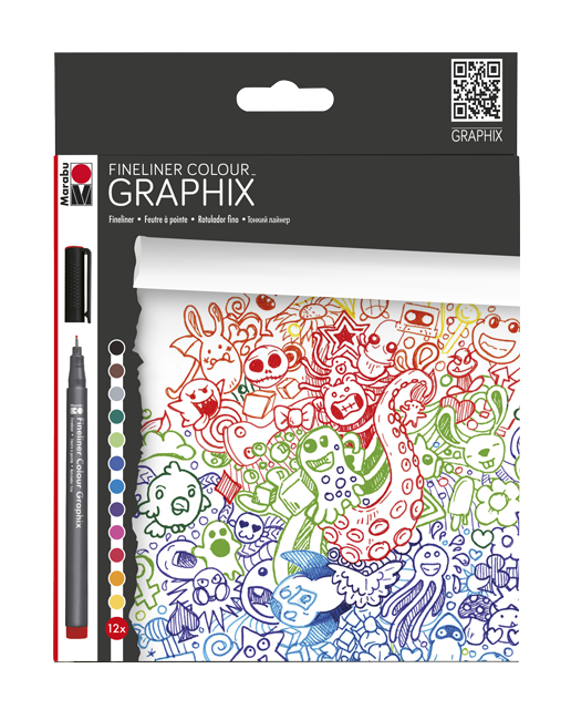 Grafična pisala barvna Graphix 12/1