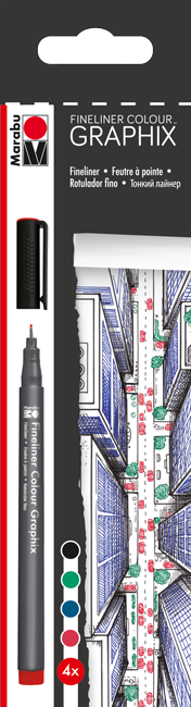 Grafična pisala kpl barvna Graphix 4/1