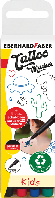 Komplet flomastrov Tatoo otroci