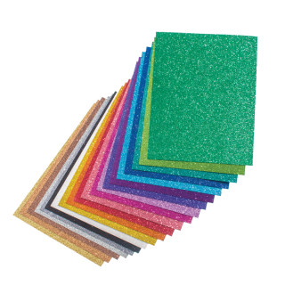 Komplet šeleshamerjev Glitter 200g A4 20kom