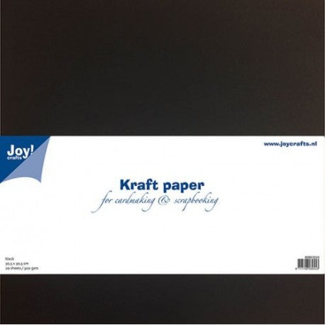 Kraft papir 30,5x30,5 300g 20/1 črn