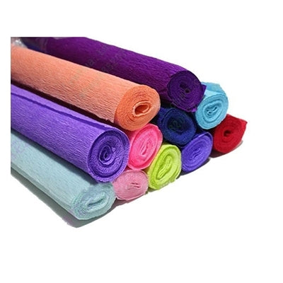 Krep papir, 2,5mx50cm 160g sortirane barve