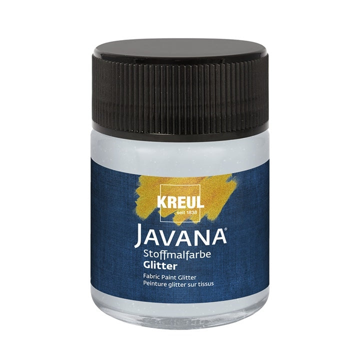 BARVE ZA TEKSTIL+BLEŠČICE SREBRNA 50ML