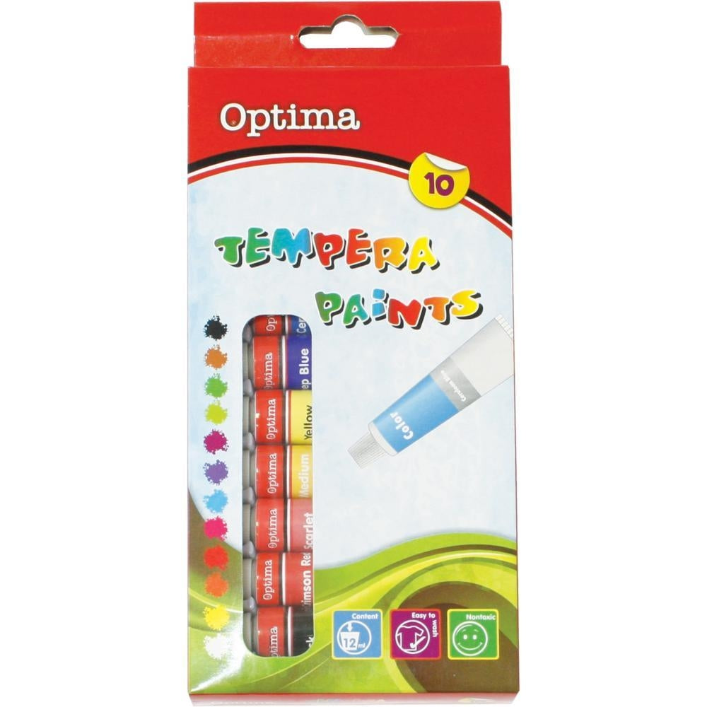 Tempera barv. Optima 10x12ml