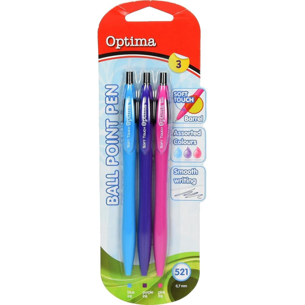 Kemični svinčnik Optima Soft 3/1 extra