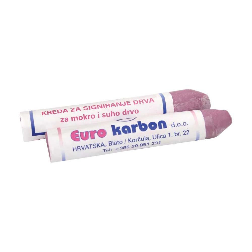 Kreda Karbon za les modra/rdeča