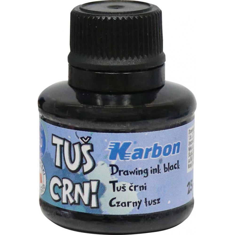 Tuš karbon črn 30ml šolski