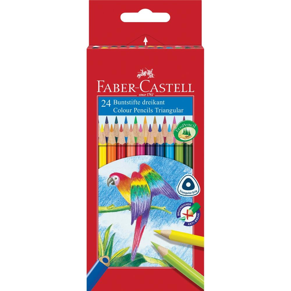 Barvice FaberCastell trikotne 24/1