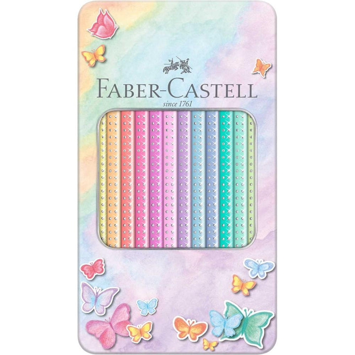 Barvice FaberCastell Sparkle pastel 12/1 kovina