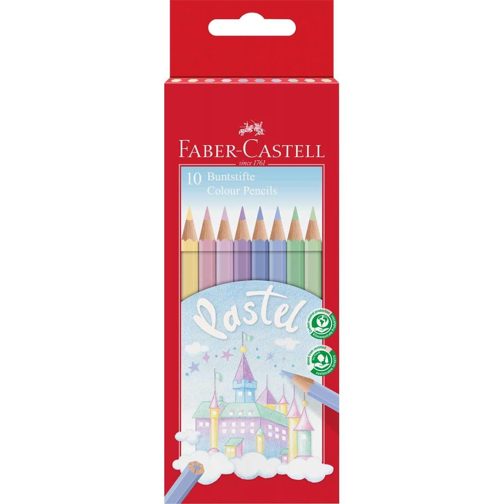Barvice FaberCastell Hex Pastel 10/1