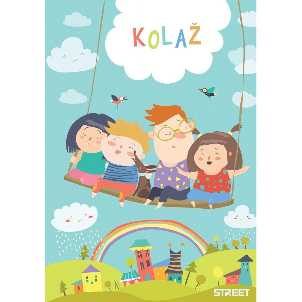 Kolaž Papir A4/20L junior